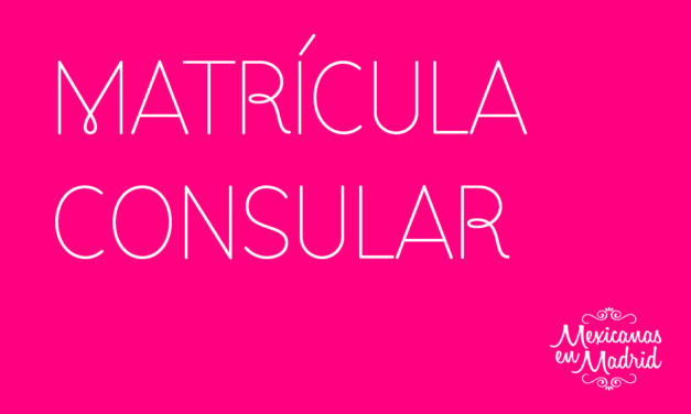 MATRÍCULA CONSULAR