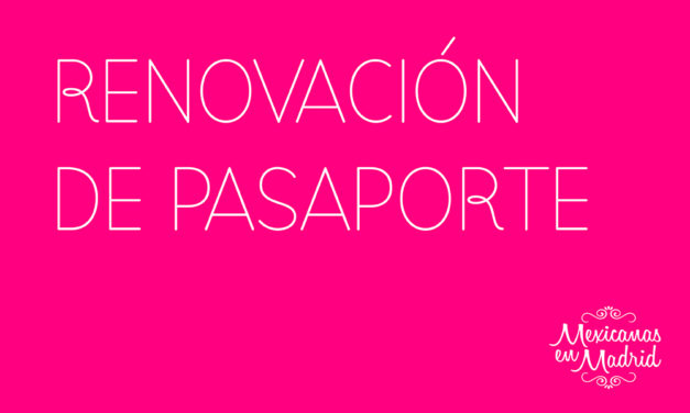 Renovación de Pasaporte